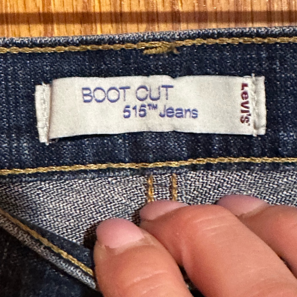 Levi's Classic Blue Denim Jeans 515